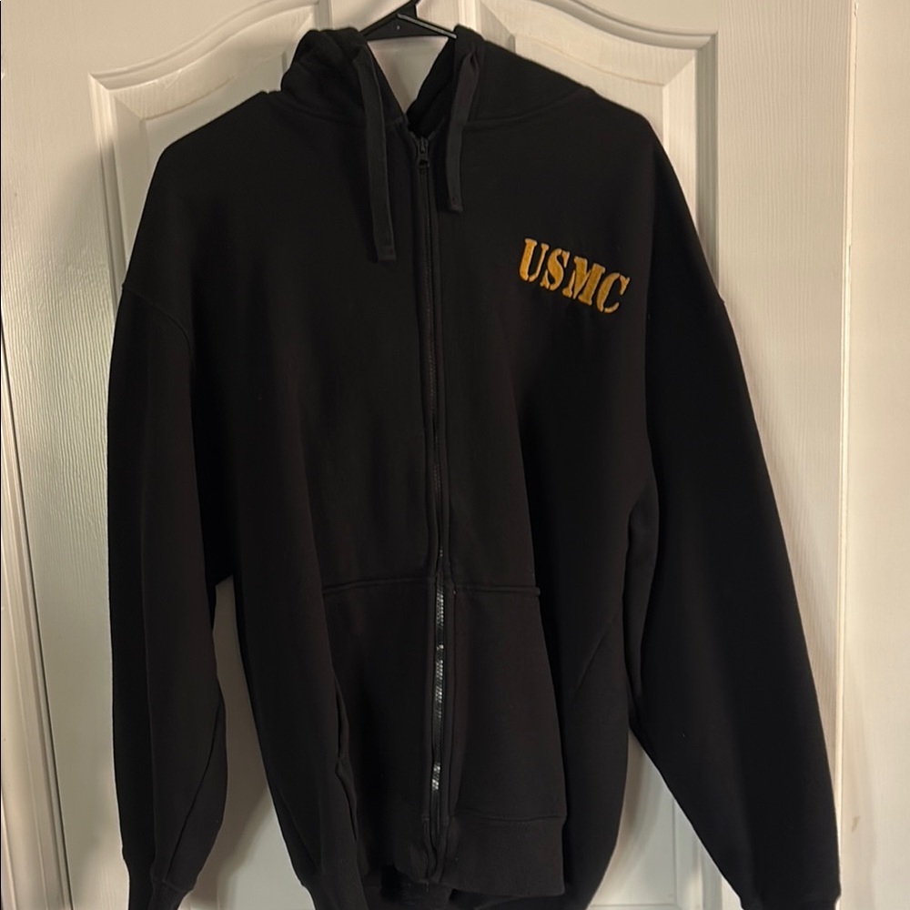 Black USMC Hoodie - Picture 5 of 5